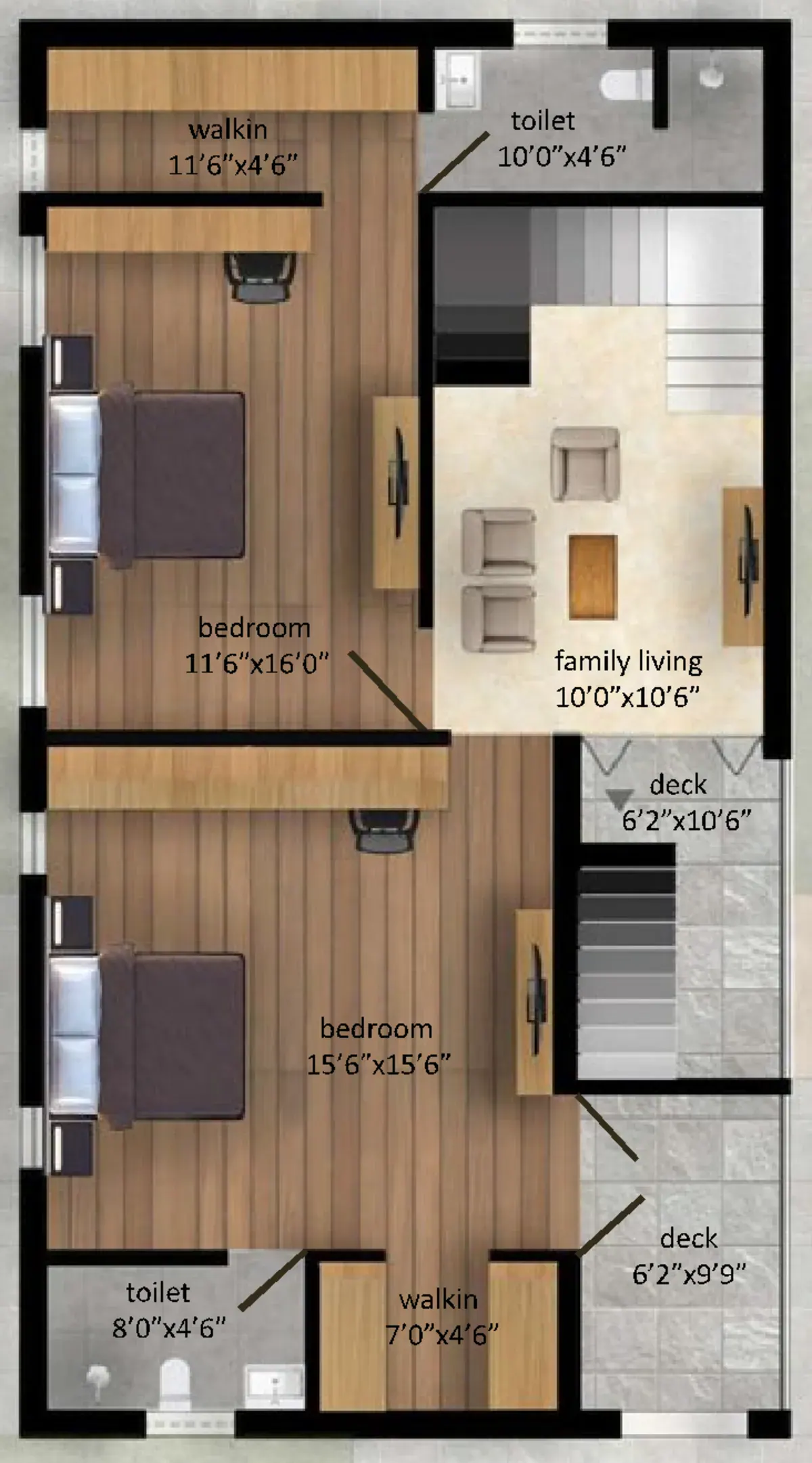 East Facing Villa — First Floor Plan — Soul Space Infrastructure Architectural Development