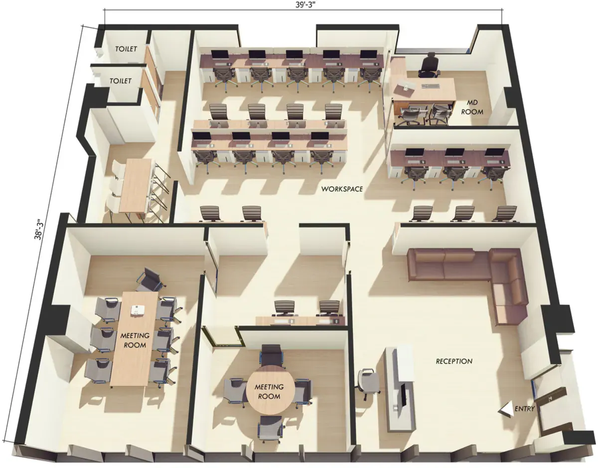 UNIT I : FLOOR PLAN — Architectural Floor Plan — Soul Space Infrastructure Architectural Development