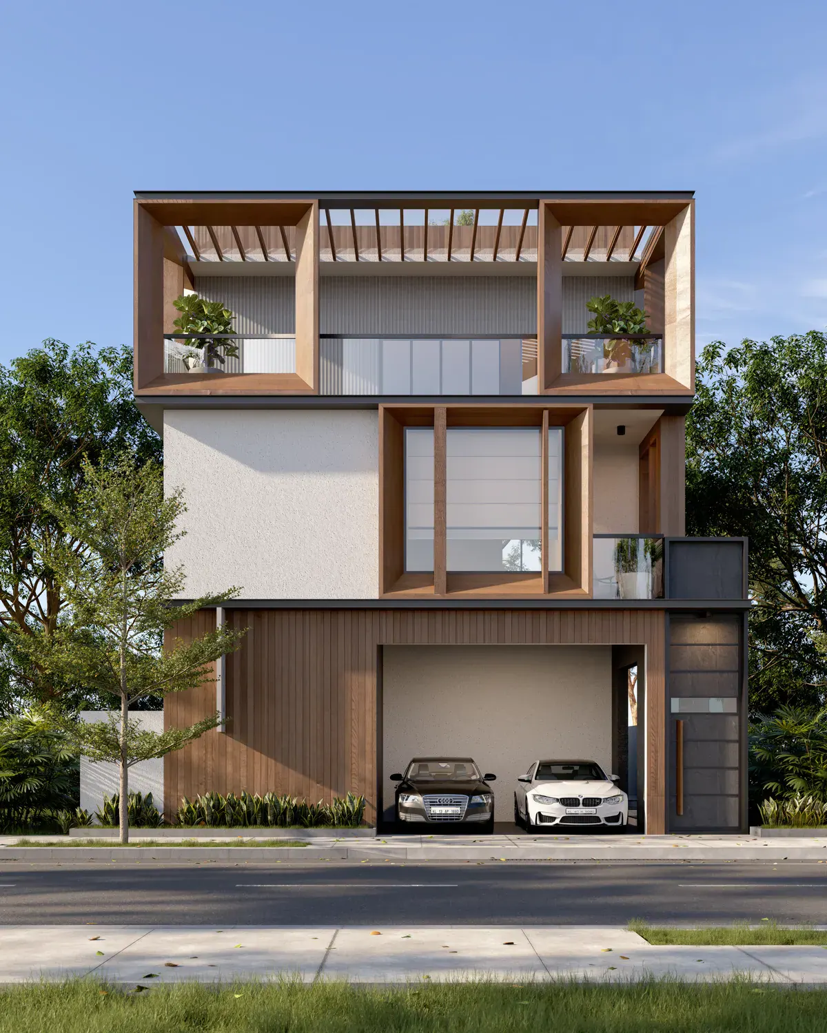 2,500 Sq.Ft. Biophilic Farmhouse Residence — Soul Space Infrastructure Architectural Development