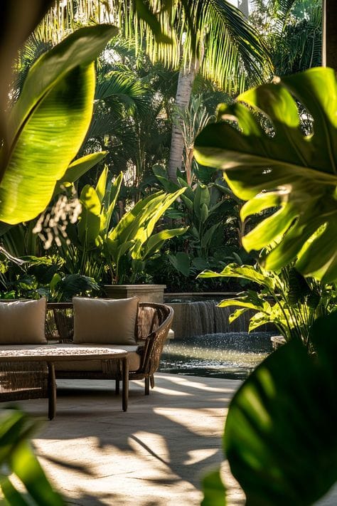 Coconut Grove & Koi Fish Waterscape — Soul Space Infrastructure Architectural Development
